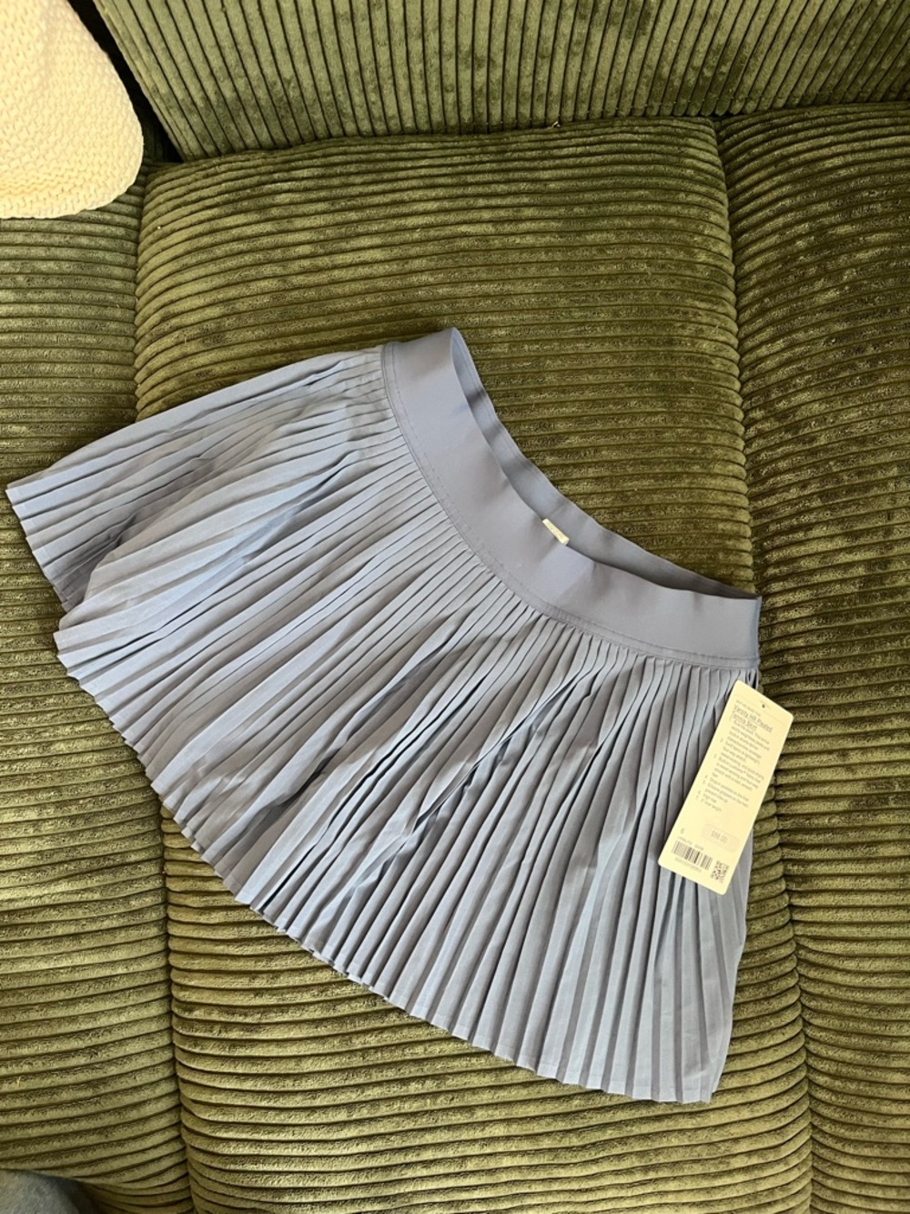 Lululemon Athletica Varsity High Rise Pleated Tennis Skirt Oasis Blue NWT 6 READ - Picture 4 of 10